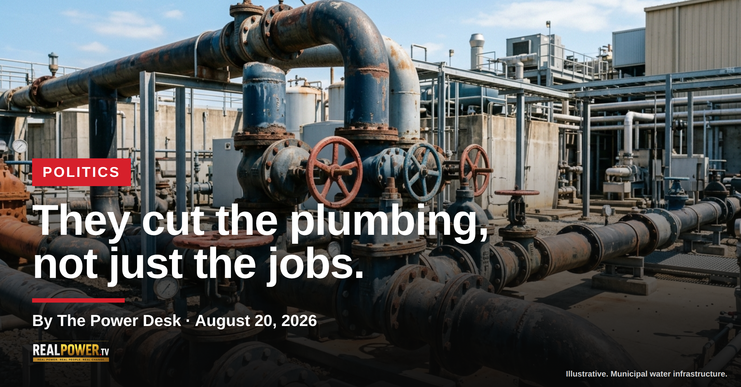They Cut the Plumbing, Not Just the Jobs
