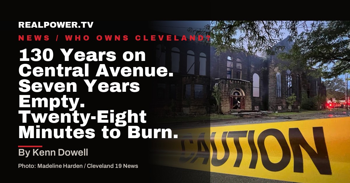 130 Years on Central Avenue. Seven Years Empty. Twenty-Eight Minutes to Burn.