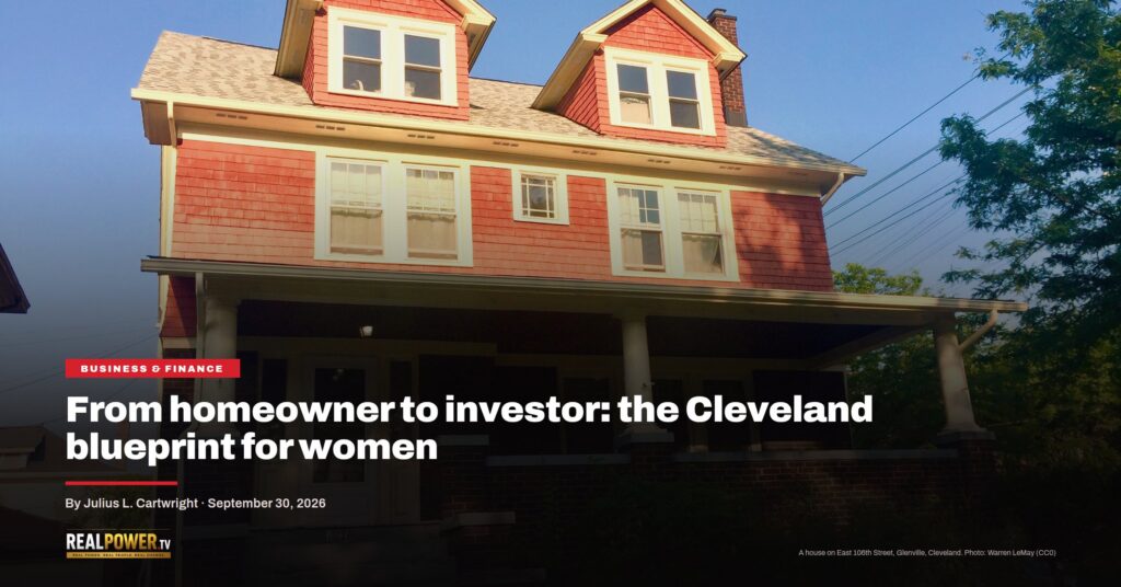 A house on East 106th Street, Glenville, Cleveland