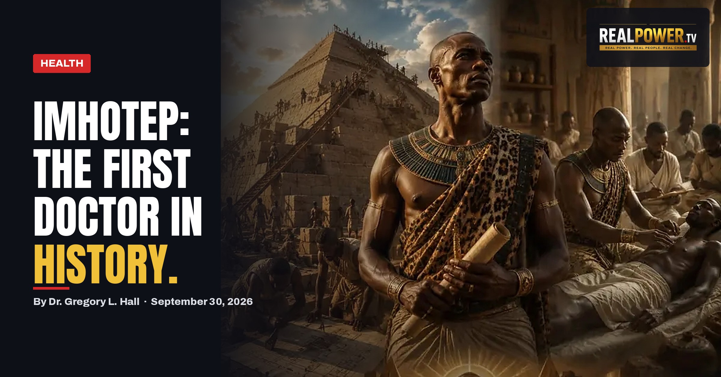 Imhotep: The First Doctor in History