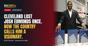 Josh Edmonds with DigitalC’s three 2026 Broadband Communities awards