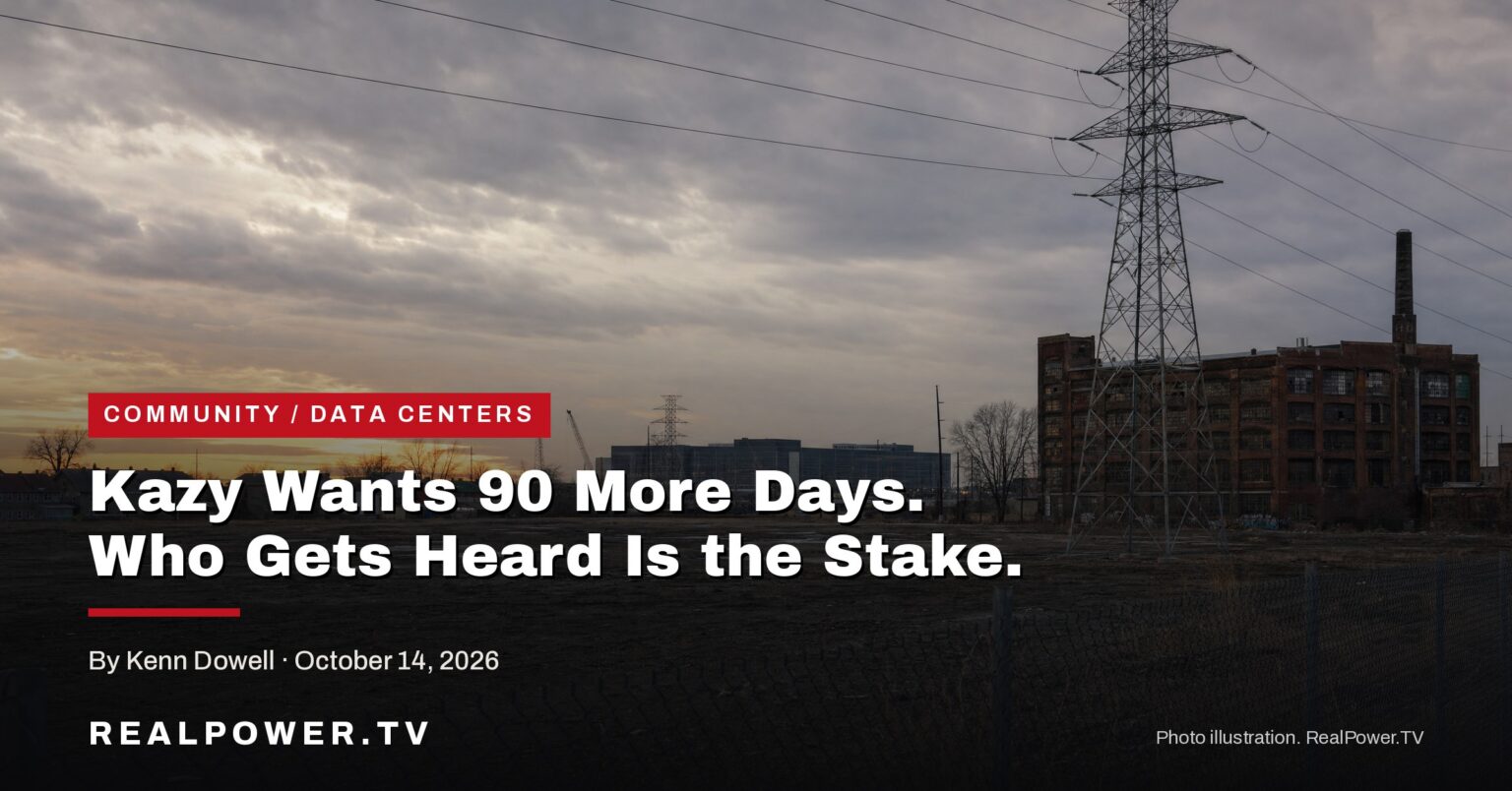 Brian Kazy Moves to Extend Cleveland’s Data Center Pause. The Next 90 Days Decide Who Gets Heard.