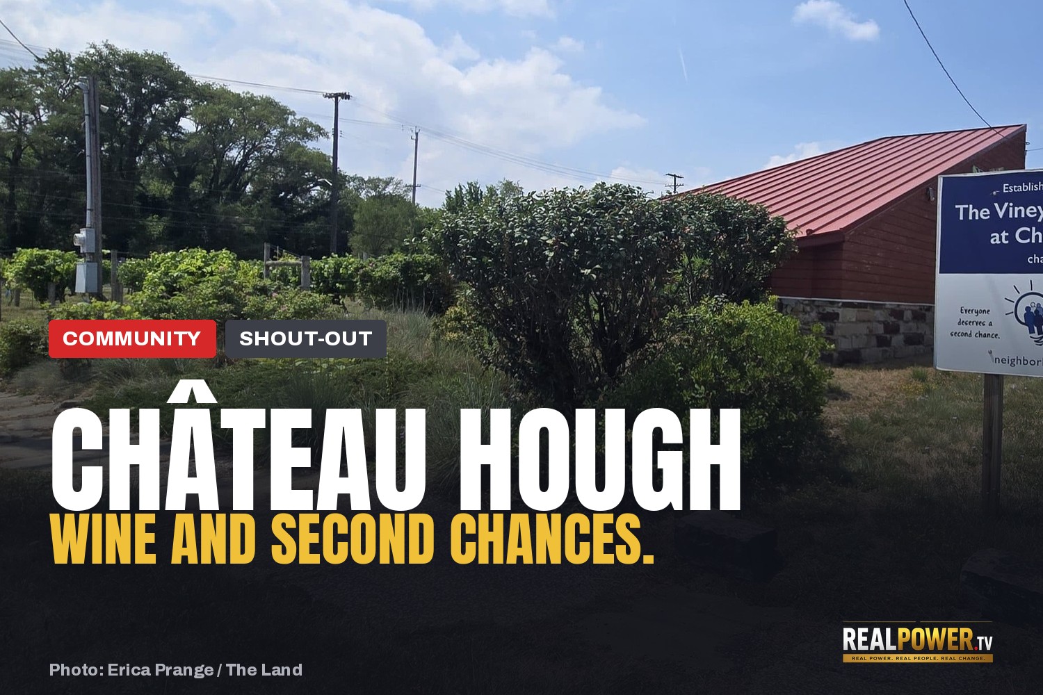 Ch&acirc;teau Hough Vineyard and Winery. Photo: Erica Prange / The Land
