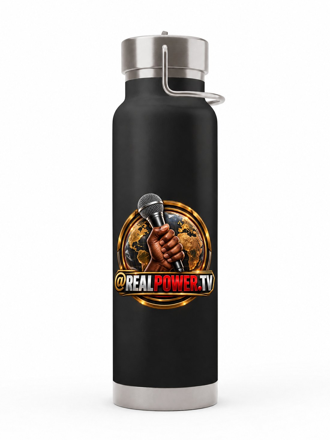 RealPower.TV 25oz copper-insulated bottle