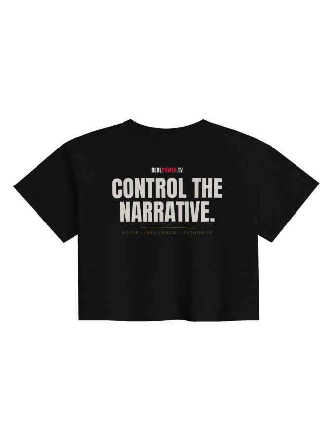 Control the Narrative. Women's Crop Tee