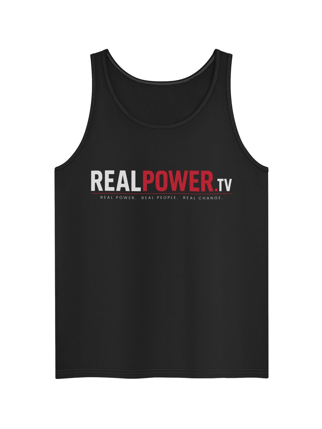 RealPower.TV Training Tank in black, front