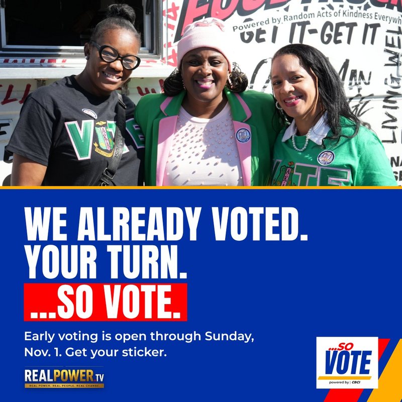 We already voted. Your turn. ...So Vote. Early voting is open through Sunday, Nov. 1.